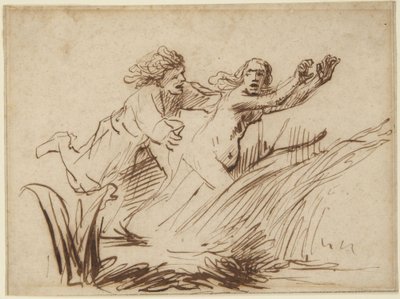 Apolo e Dafne de Rembrandt van Rijn