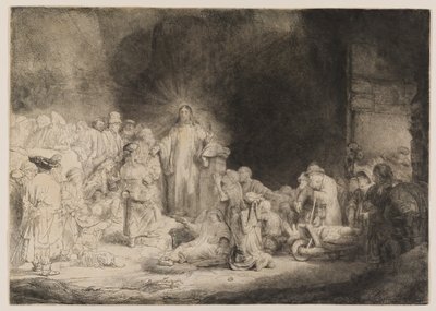 Cristo a curar os doentes de Rembrandt van Rijn