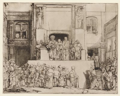 Cristo Apresentado ao Povo (Ecce Homo) de Rembrandt van Rijn