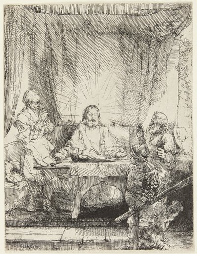 Cristo em Emaús de Rembrandt van Rijn