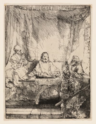 Cristo em Emaús: O Prato Maior de Rembrandt van Rijn