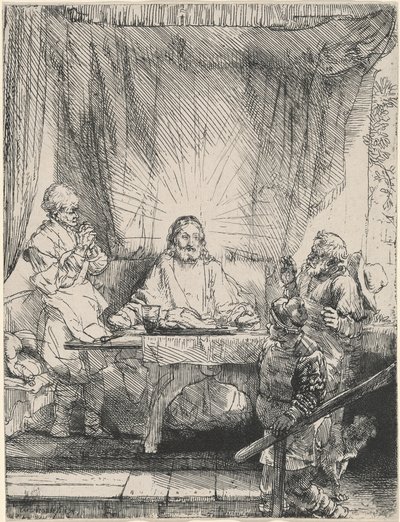 Cristo em Emaús: o Prato Maior de Rembrandt van Rijn