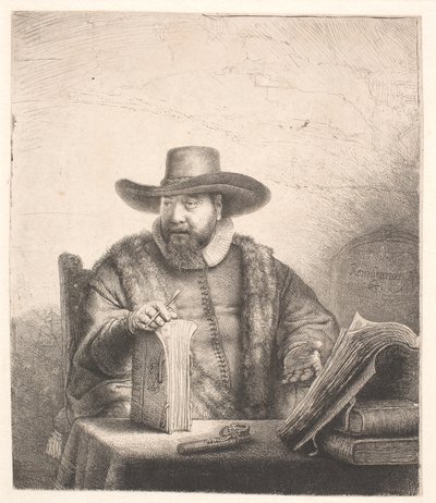 Cornelis Claesz Anslo, pregador menonita de Rembrandt van Rijn