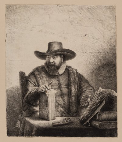 Cornelis Claesz. Anslo, pregador de Rembrandt van Rijn