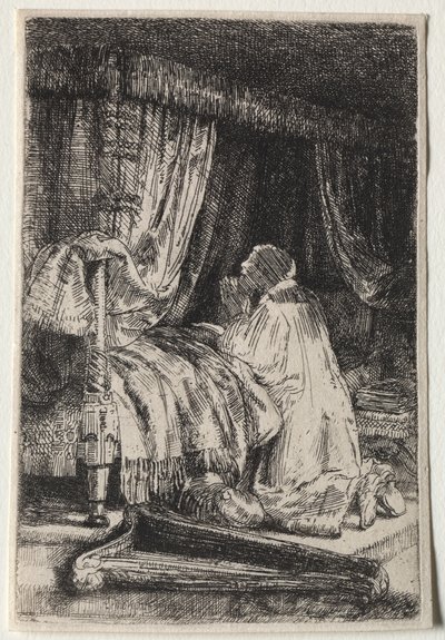David em oração, 1652. de Rembrandt van Rijn