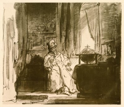 O filósofo de Rembrandt van Rijn