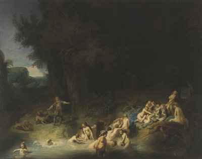 Diana com Actaeon e Calisto, 1634 de Rembrandt van Rijn