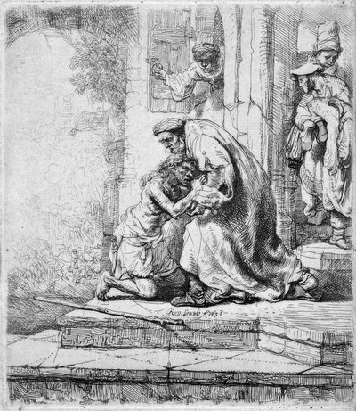 O retorno do filho perdido de Rembrandt van Rijn