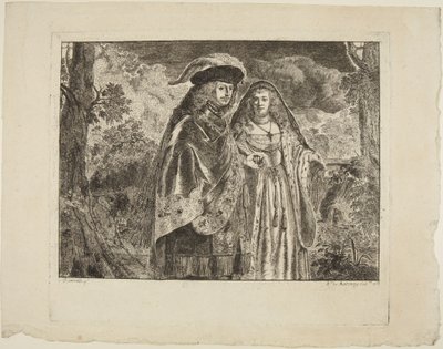 O homem da pena branca de Rembrandt van Rijn