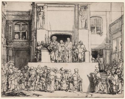 Ecce Homo. Cristo Apresentado ao Povo, 1655. de Rembrandt van Rijn