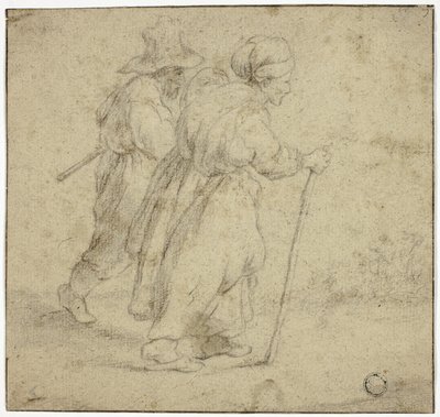 Casal de Camponeses Idosos de Rembrandt van Rijn
