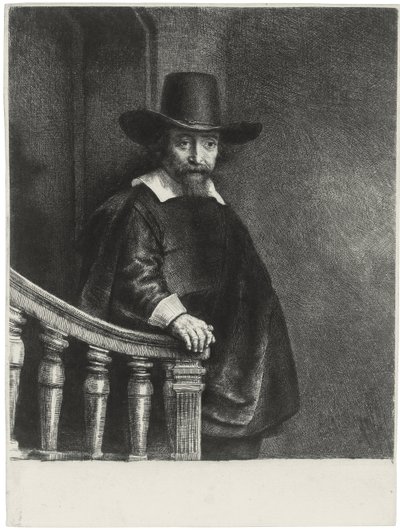 Ephraim Bueno, médico judeu, 1647 de Rembrandt van Rijn