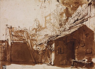 Quinta em Light and Shadow de Rembrandt van Rijn