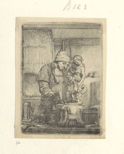 Goudsmid Coleção de oitenta e cinco gravuras originais (título da série) de Rembrandt van Rijn