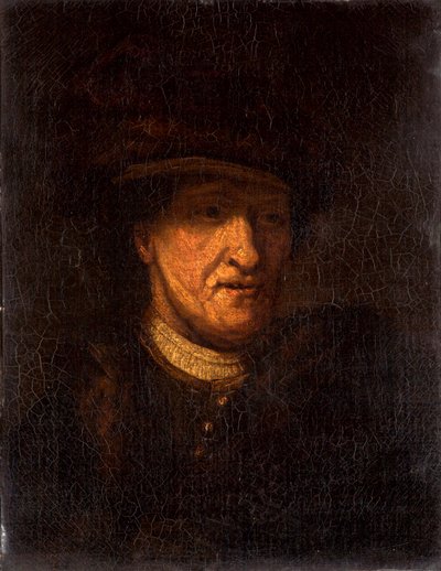 Cabeça de um homem, c.1825 de Rembrandt van Rijn