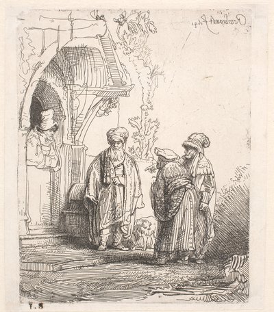 Jacó e Labão () de Rembrandt van Rijn