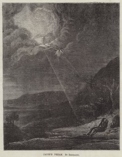 O sonho de Jacob de Rembrandt van Rijn