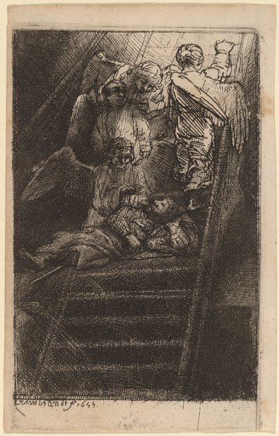 Escada de Jacob de Rembrandt van Rijn