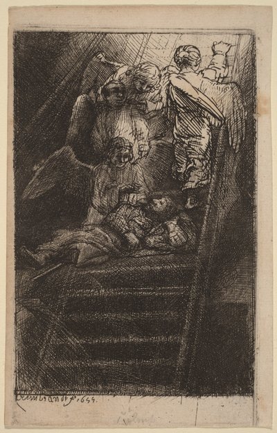 A Escada de Jacob de Rembrandt van Rijn