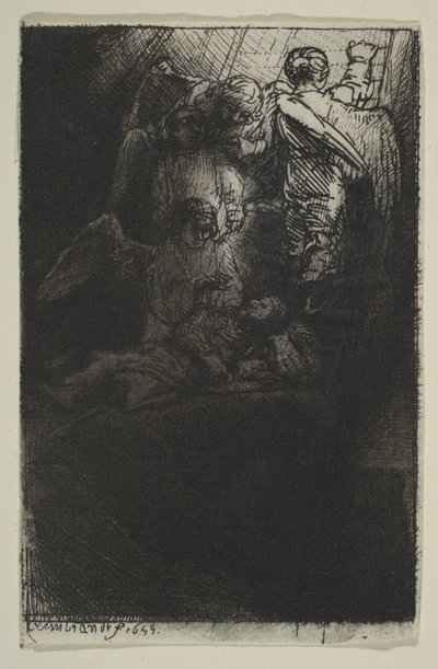 Jacobs Ladder, 1655. de Rembrandt van Rijn