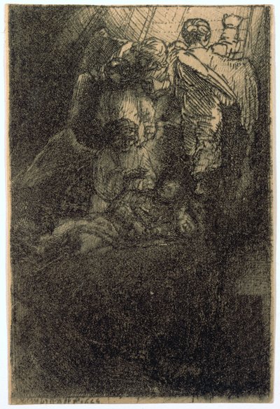 A Escada de Jacob, ilustração para «La Piedra Gloriosa» de Rembrandt van Rijn