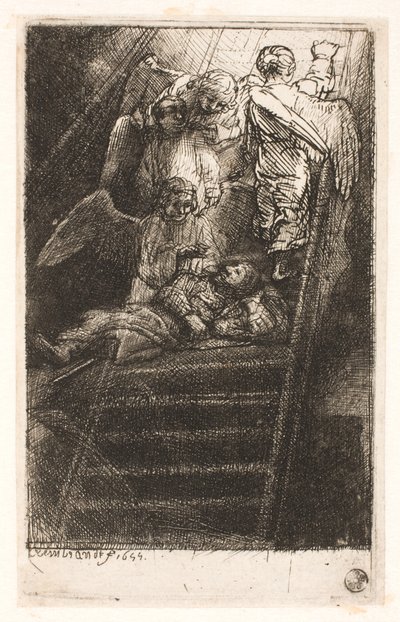 A escada de Jacob de Rembrandt van Rijn