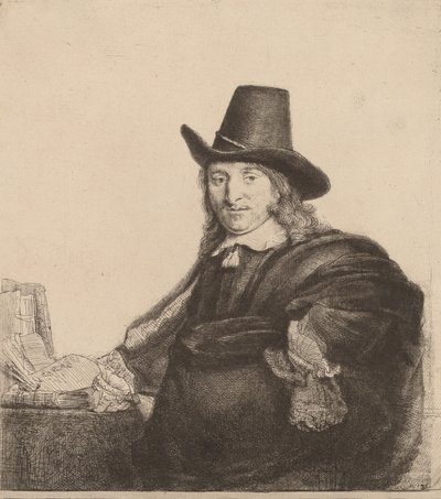 Jan Asselijn, c. 1647. de Rembrandt van Rijn