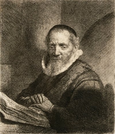 Jan Cornelisz. Sylvius, o Pregador de Rembrandt van Rijn