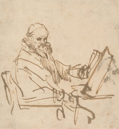 Jan Cornelisz Sylvius, o Pregador, 16441645. de Rembrandt van Rijn