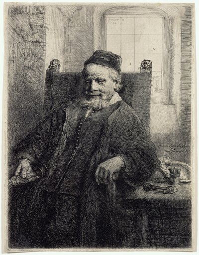 Jan Lutma, ourreiro de Rembrandt van Rijn