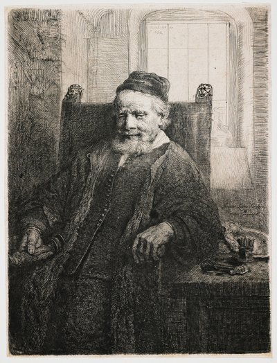 Jan Lutma, ourreiro de Rembrandt van Rijn