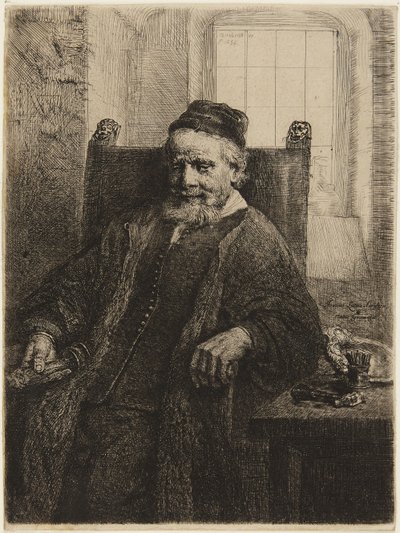 Jan Lutma, ourreiro de Rembrandt van Rijn