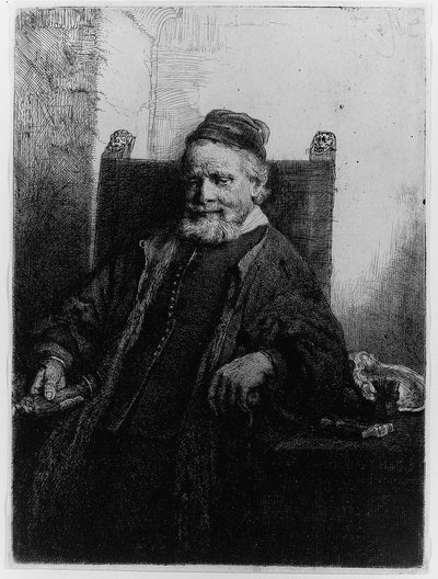 Jan Lutma, Ourives, 1656 de Rembrandt van Rijn