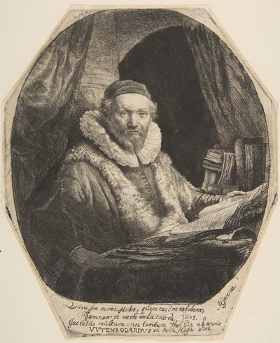 Jan Uytenbogaert. de Rembrandt van Rijn