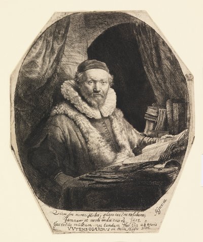 Jan Uytenbogaert, Pregador de Rembrandt van Rijn