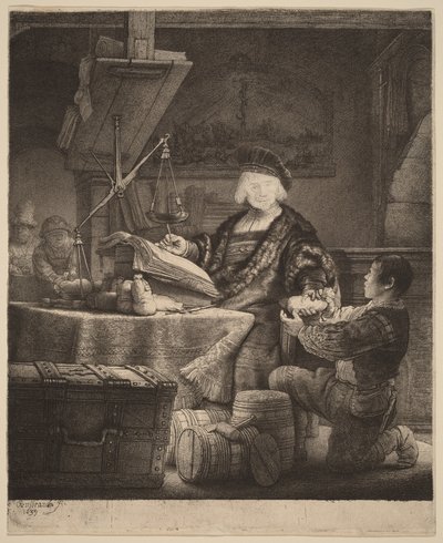 Jan Uytenbogaert, «O Pesador de Ouro» de Rembrandt van Rijn