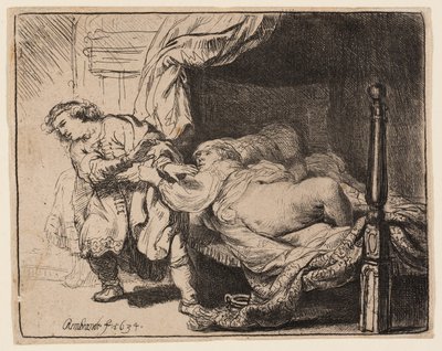 José e a mulher de Potifar de Rembrandt van Rijn
