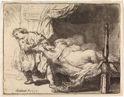 José e a mulher de Potifar de Rembrandt van Rijn