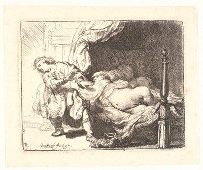 A esposa de José e Potifar de Rembrandt van Rijn