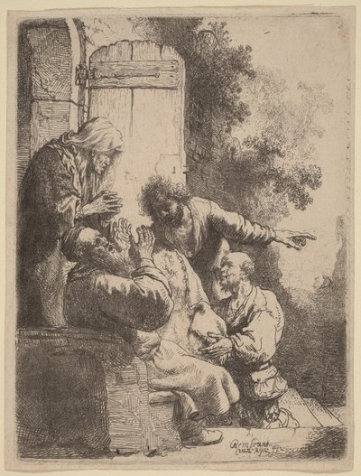 O casaco de José foi levado a Jacob de Rembrandt van Rijn
