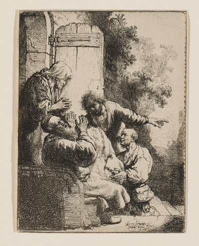 O casaco de José foi levado a Jacob de Rembrandt van Rijn