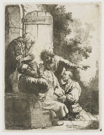 A túnica de José trazida a Jacó de Rembrandt van Rijn