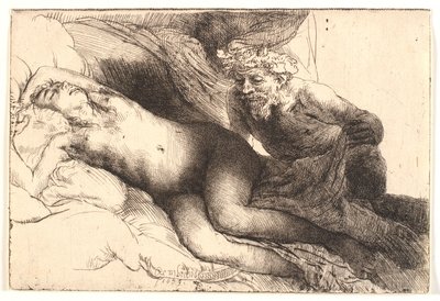 Júpiter e Antíope: a placa maior de Rembrandt van Rijn