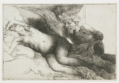 Júpiter e Antíope: a placa maior de Rembrandt van Rijn