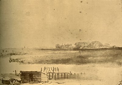 Desenho da paisagem, c1630-16160, 1908. de Rembrandt van Rijn