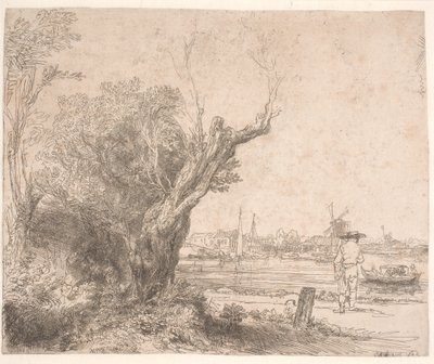 Paisagem. "A Reeleição" de Rembrandt van Rijn