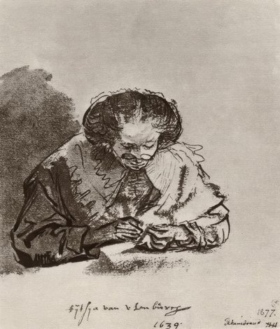 Retrato de Titia van Uylenburgh de Rembrandt van Rijn