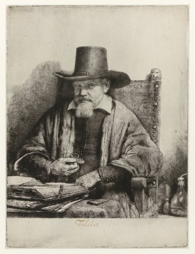 Retrato de Arnold Tholinx
Arnout Tholinx, inspector de Rembrandt van Rijn