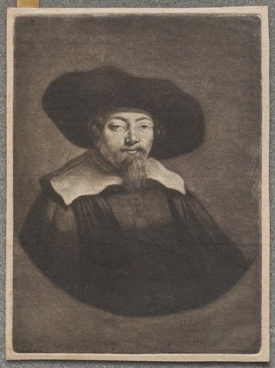 Retrato de Samuel Manasseh Ben Israel de Rembrandt van Rijn