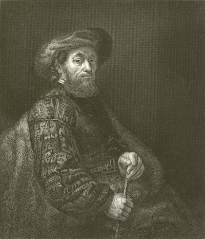 Retrato de um judeu de Rembrandt van Rijn
